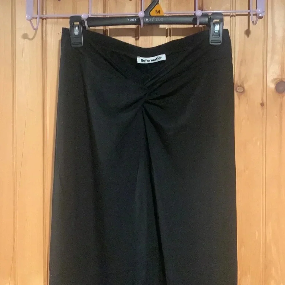REFORMATION Rylan maxi skirt with slit